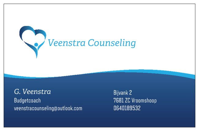 Visitekaartje Veenstra Counseling